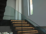 Tempered glass stairs