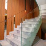 Tempered glass stairs