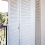 Aluminum louver door
